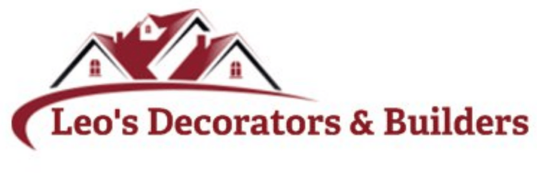 Main header - "Leos Decorators  & Builders"
