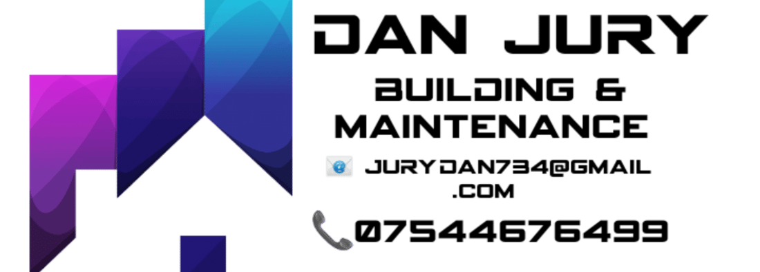 Main header - "Dan jury Building & Landscaping"