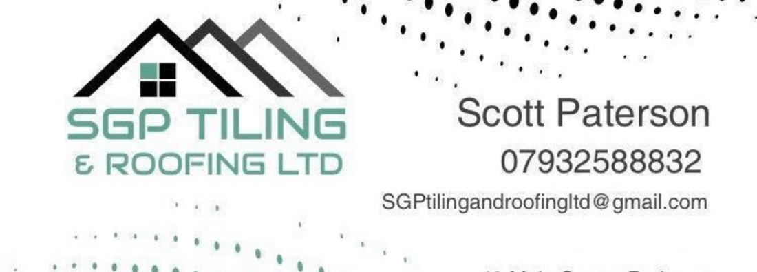 Main header - "SGP TILING AND ROOFING LIMITED"