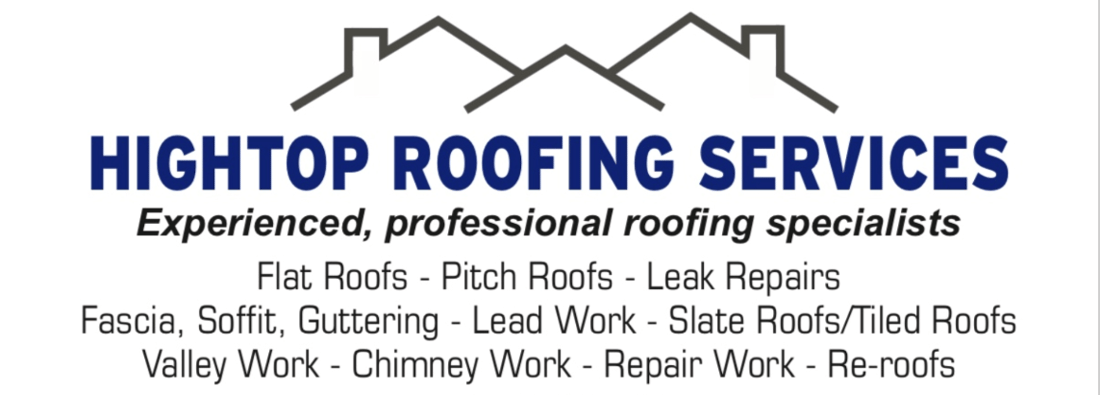 Main header - "HighTop Roofing Services"