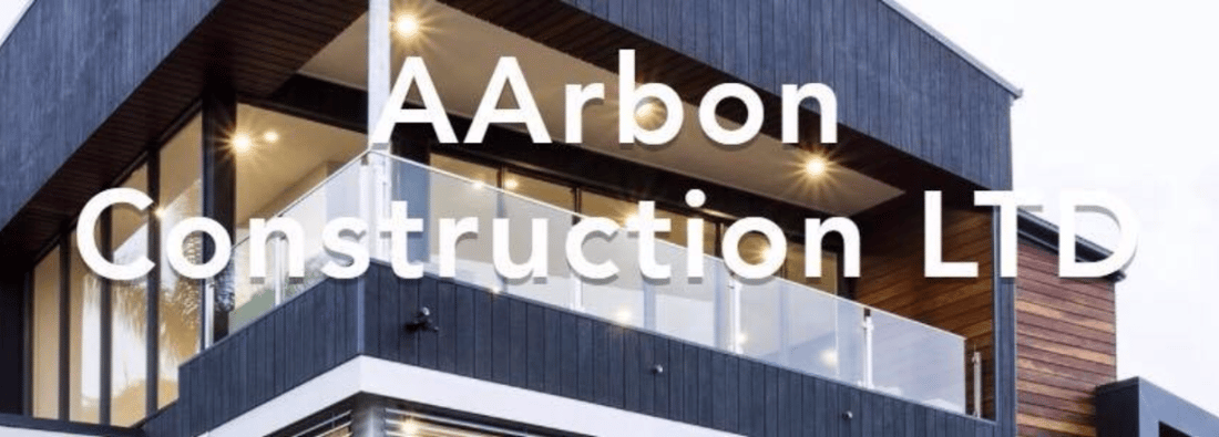 Main header - "Aarbon construction"