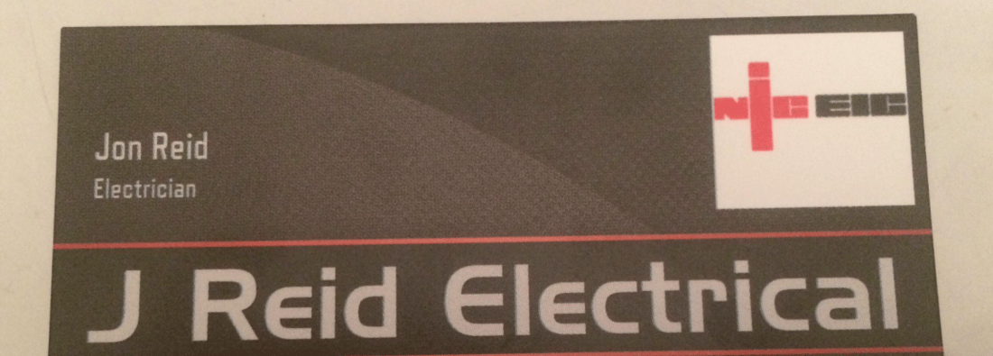 Main header - "J Reid Electrical"