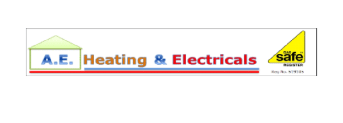 Main header - "AE Heating & Electricals"