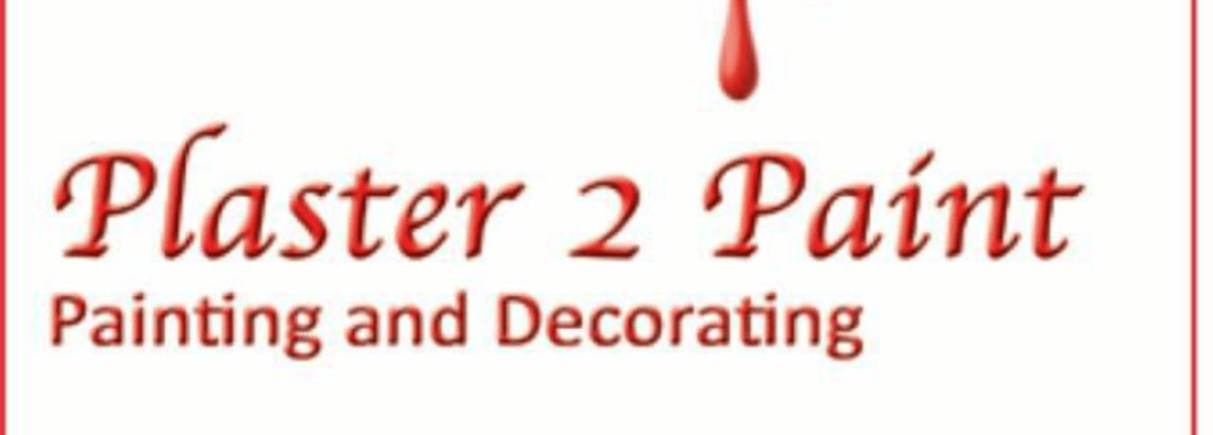 Main header - "Plaster 2 Paint CO"