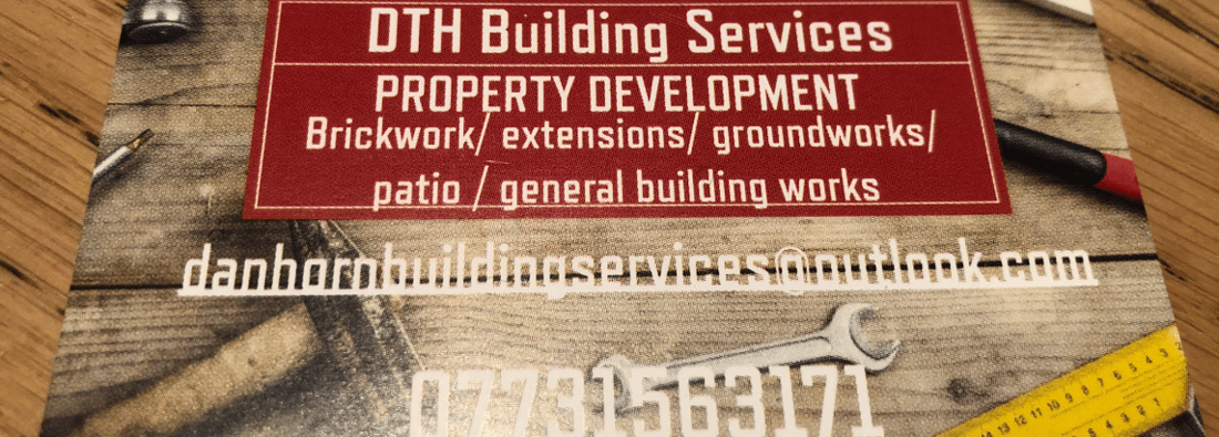 Main header - "DTH Building Services"