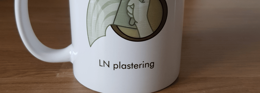 Main header - "LN Plastering"