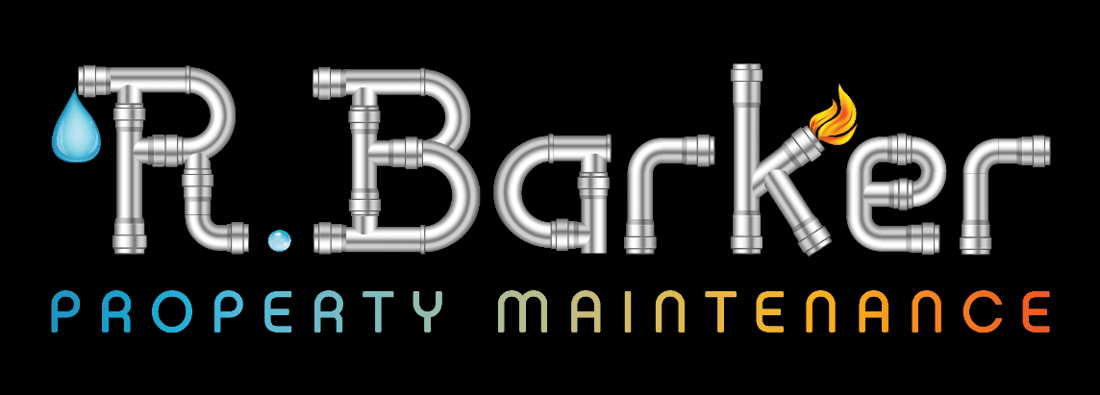 Main header - "r barker property maintenance"
