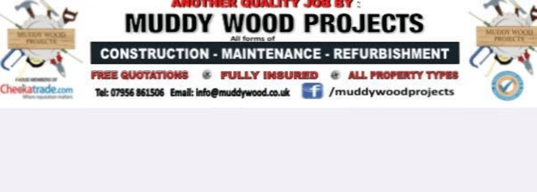 Main header - "Muddy Wood Projects"