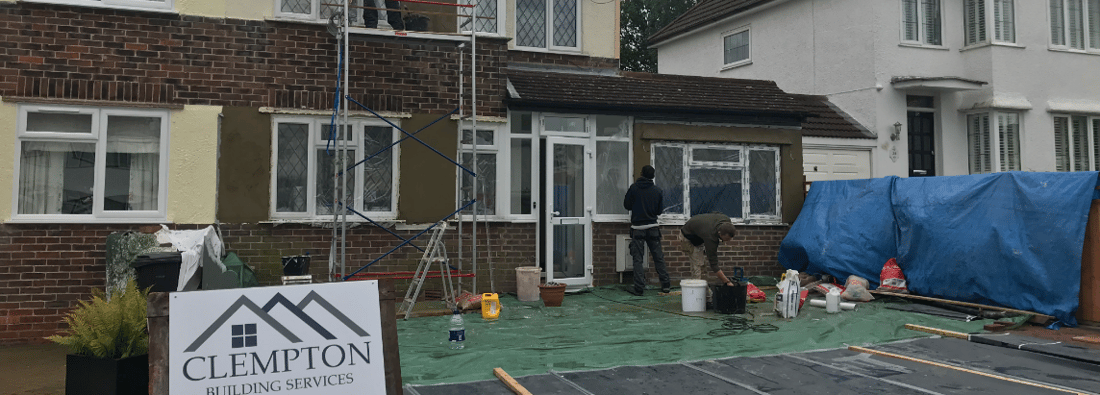 Main header - "Clempton Building Services"