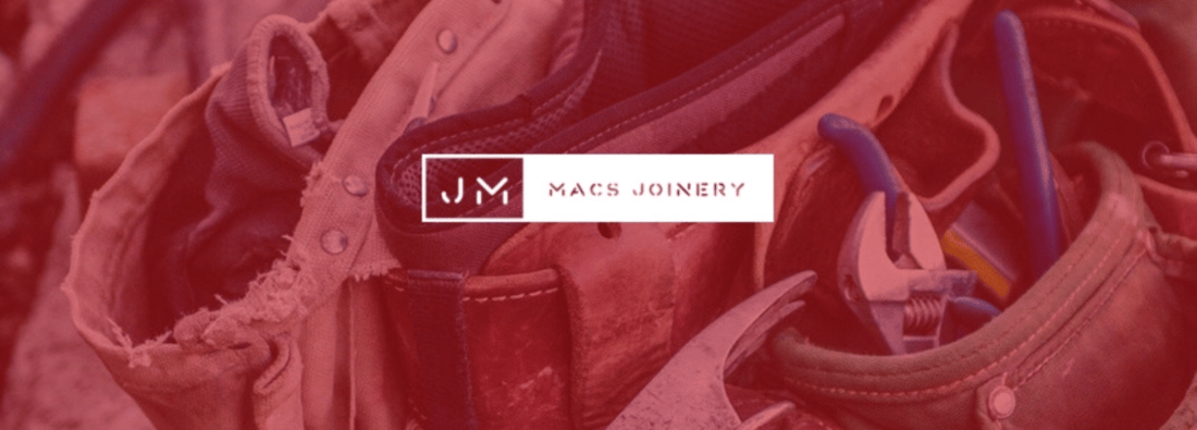 Main header - "JM MAC Joinery"