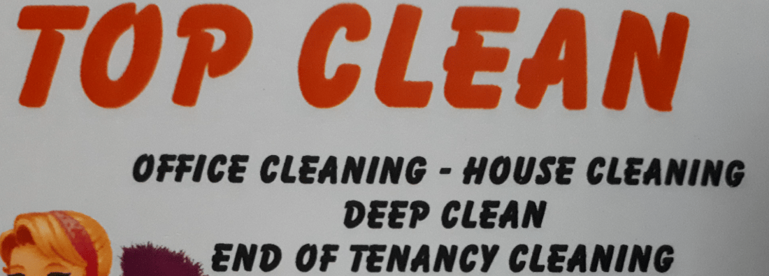 Main header - "Top Clean"