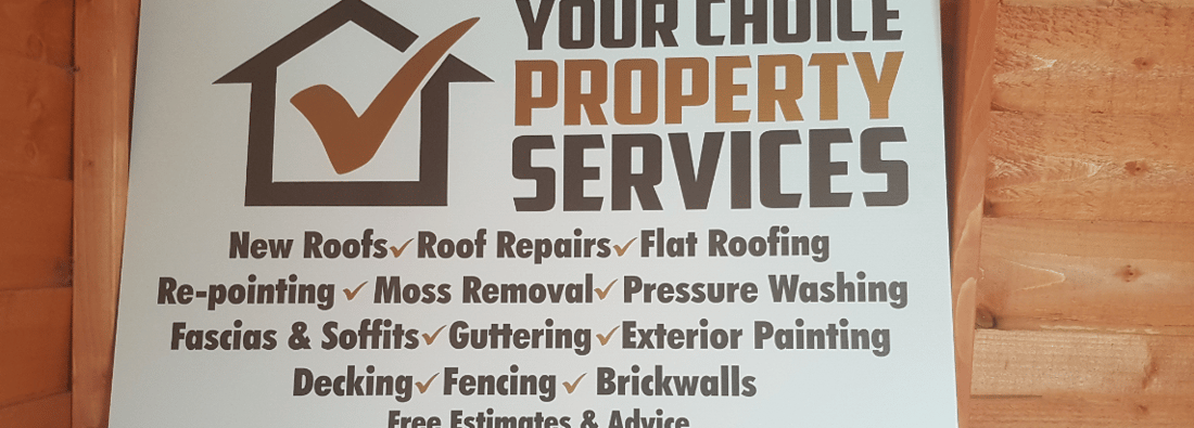 Main header - "Your Choice Property Services"