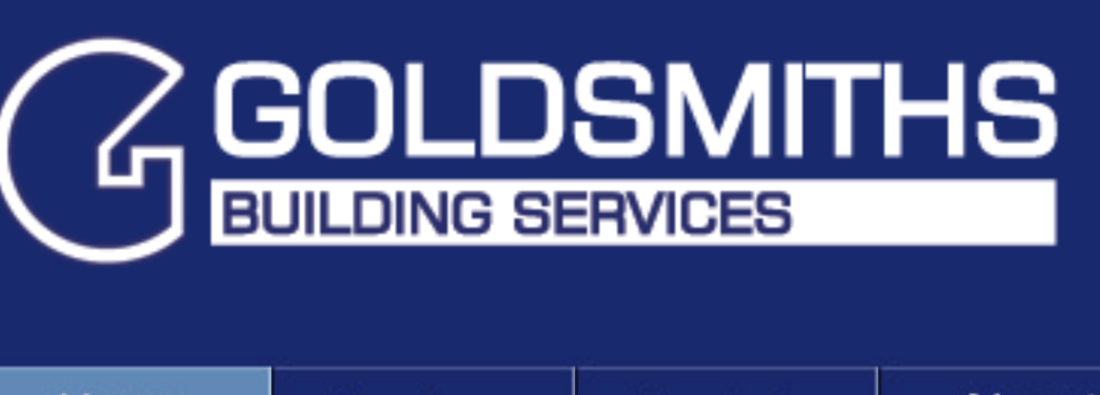 Main header - "goldsmith building services"