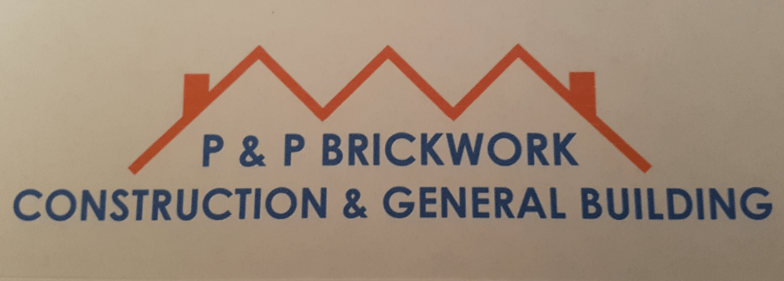 Main header - "P & P BRICKWORK"