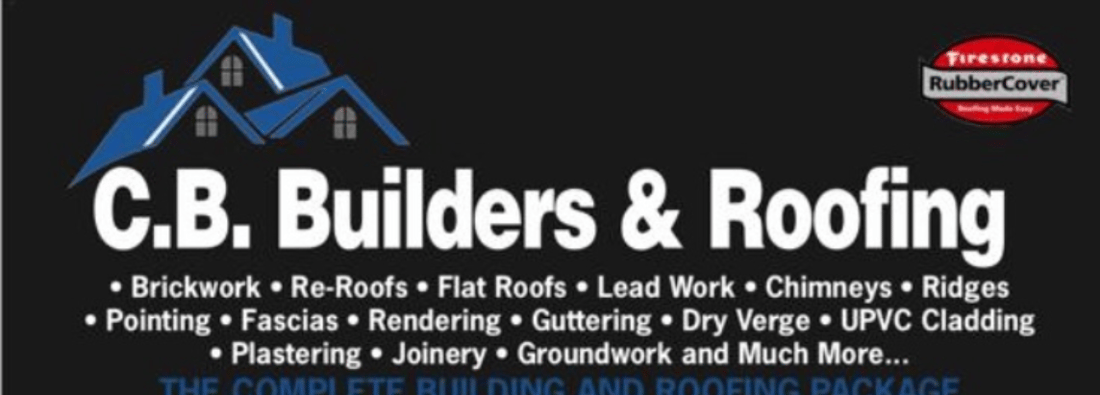 Main header - "CB Builders & Roofing"