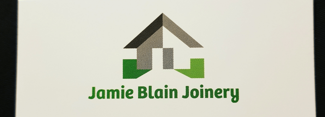 Main header - "Jamie Blain Joinery"