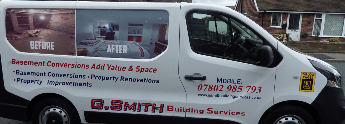 Main header - "G Smith Building Services"