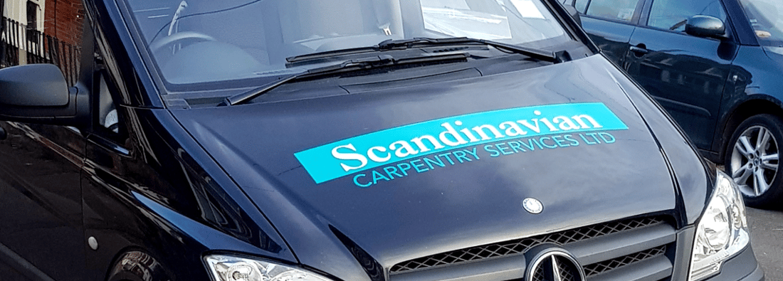 Main header - "SCANDINAVIAN CARPENTRY SERVICES LTD"