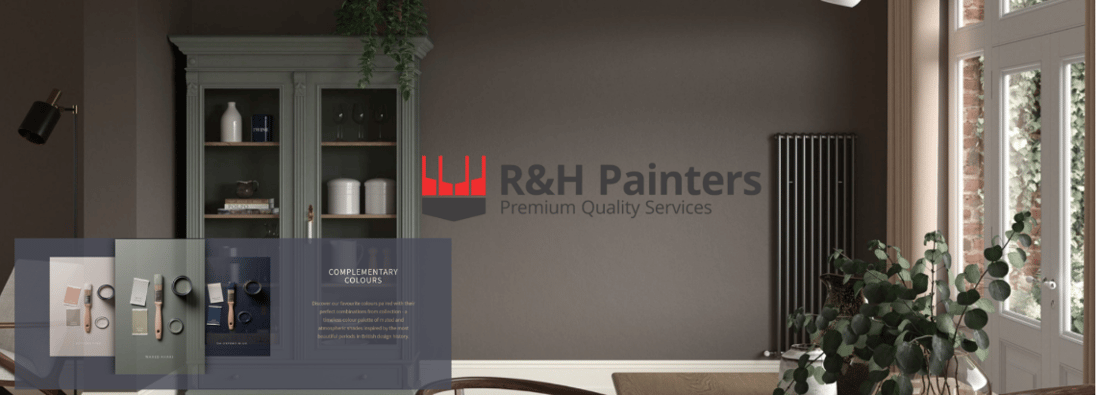 Main header - "R&H Painters"
