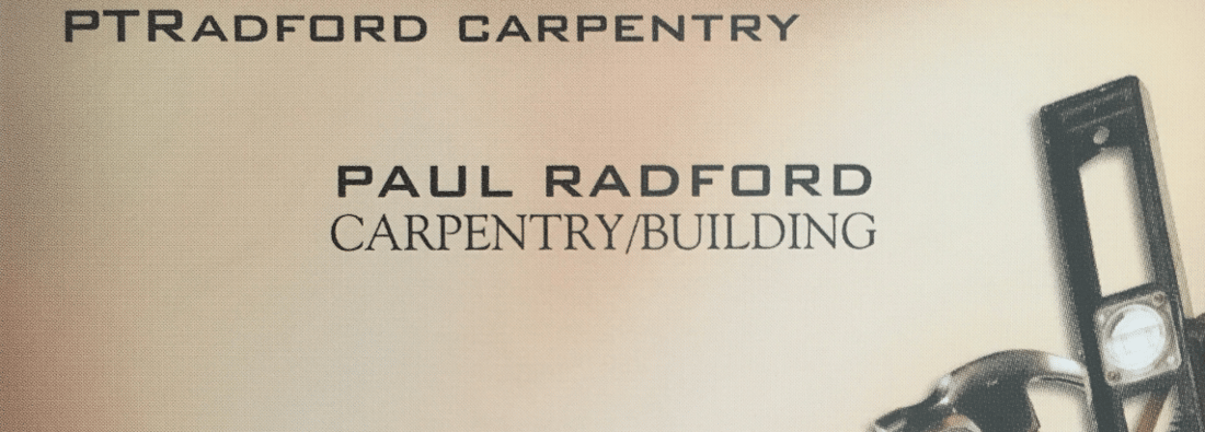 Main header - "PAUL RADFORD"