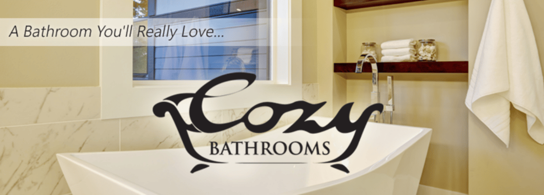 Main header - "Cozy Bathrooms"