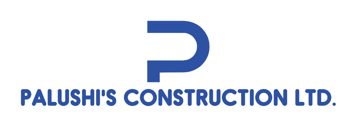 Main header - "PALUSHI'S CONSTRUCTION LTD"