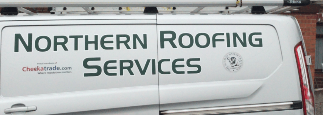 Main header - "Northern Roofing services"
