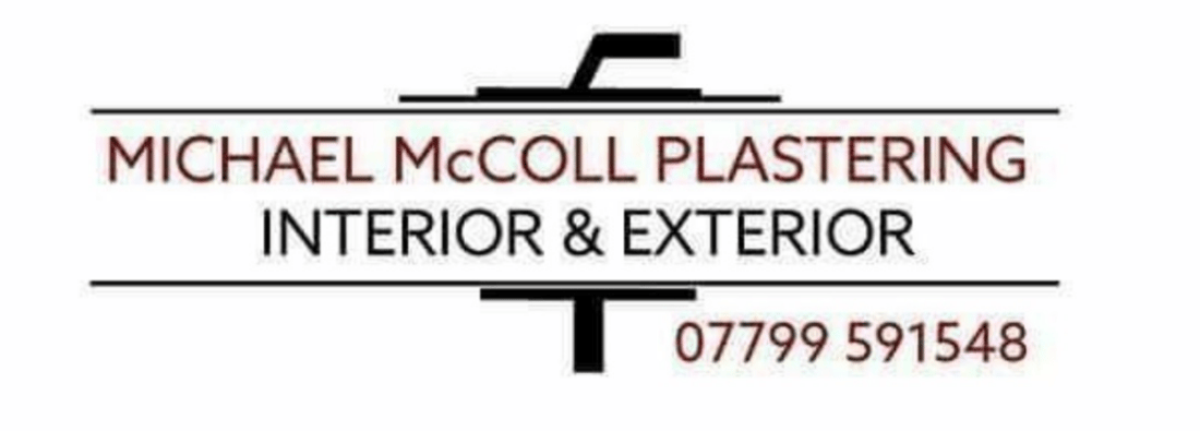 Main header - "Michael McColl Plastering"