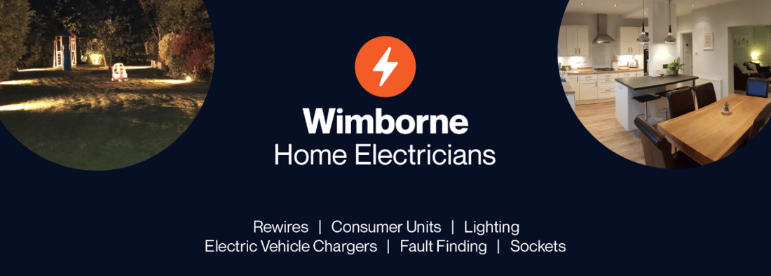 Main header - "Wimborne Home Electricians LTD"