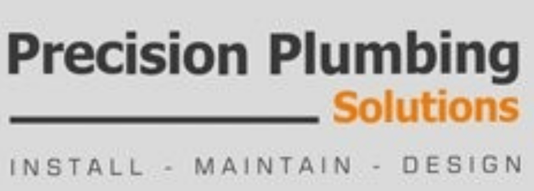 Main header - "Precision  Plumbing Solutions"