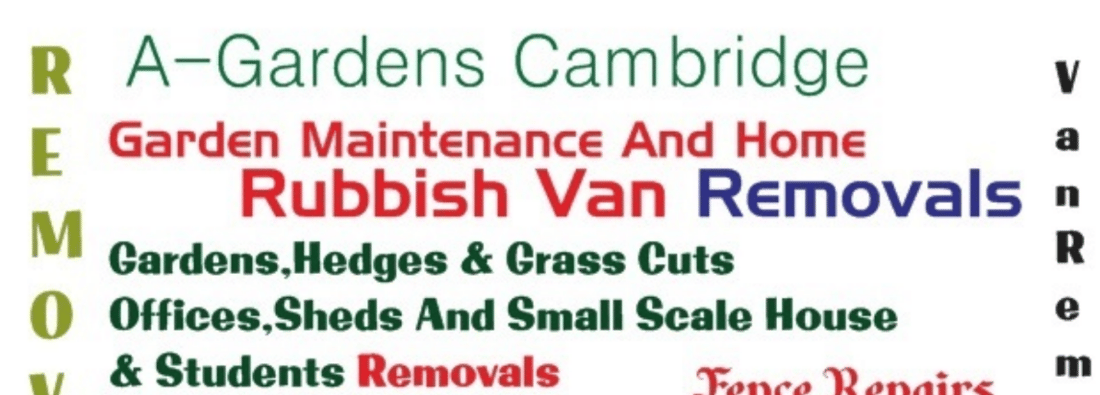 Main header - "A-Gardens Cambridge"