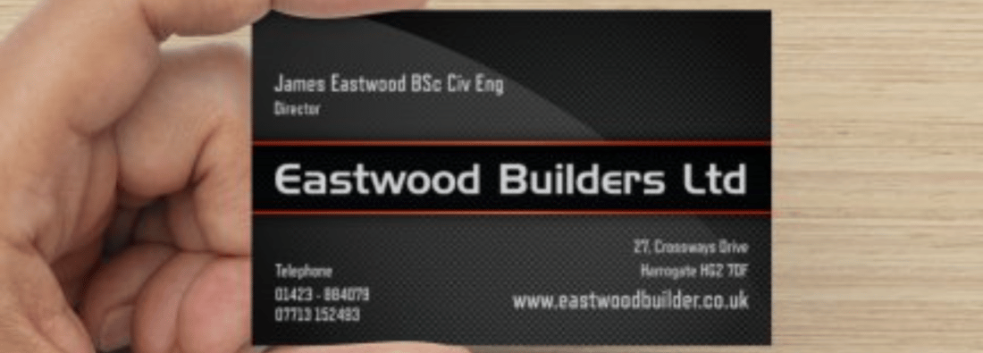 Main header - "Eastwood Builders Ltd"