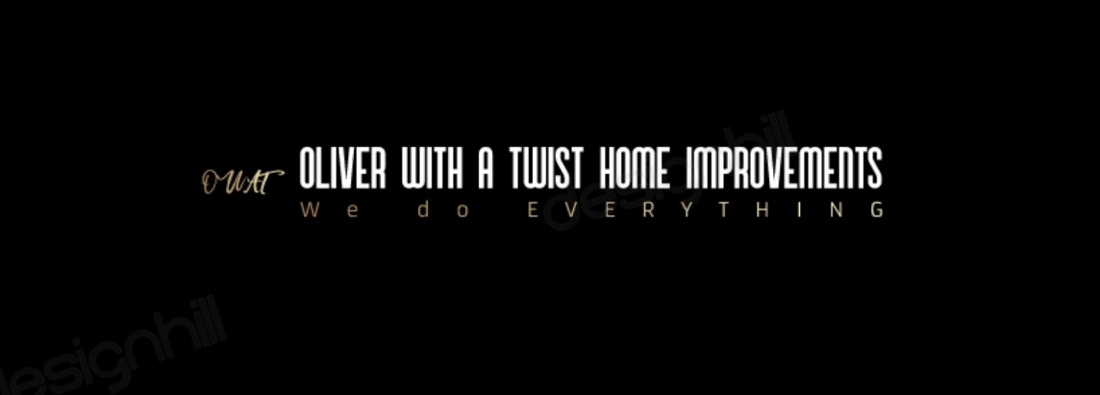 Main header - "Oliver With A Twist Home Improvements"