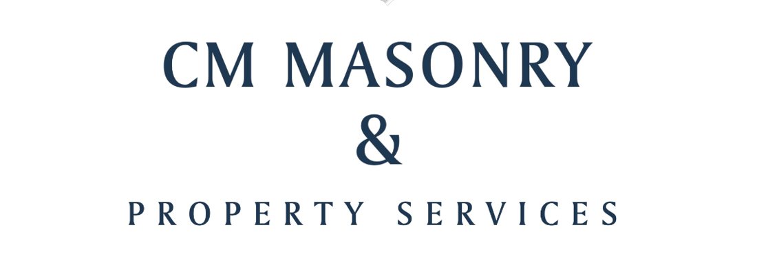 Main header - "CM Masonry & Property Services"
