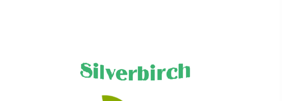 Main header - "Silverbirch Tree & Garden Services"