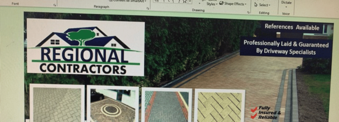 Main header - "REGIONAL CONTRACTORS"