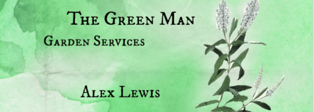 Main header - "The GreenMan Garden Services"