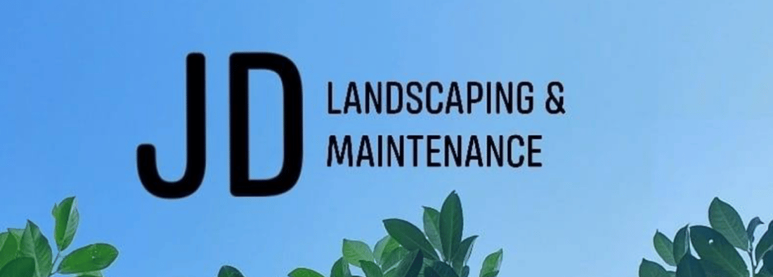 Main header - "JD Landscaping"