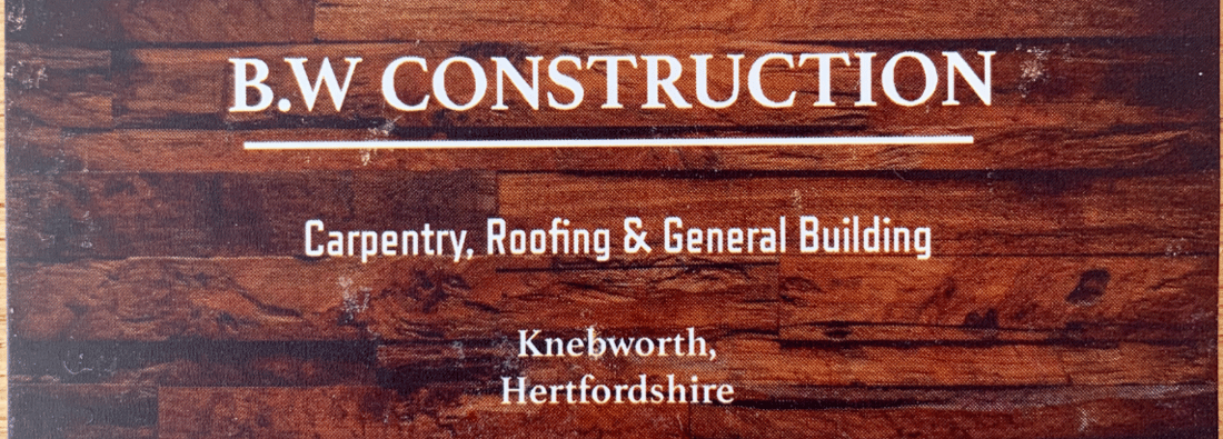 Main header - "BW Construction"