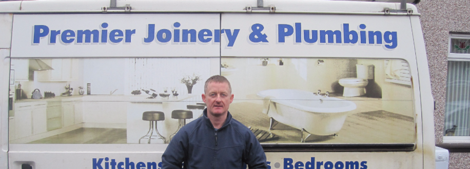 Main header - "Premier Joinery and Plumbing"