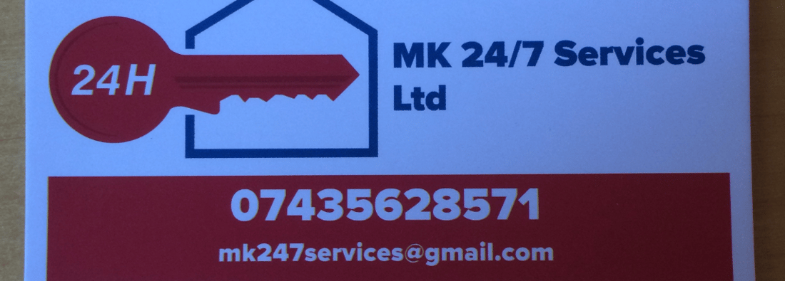 Main header - "MK 24/7 SERVICES LTD"