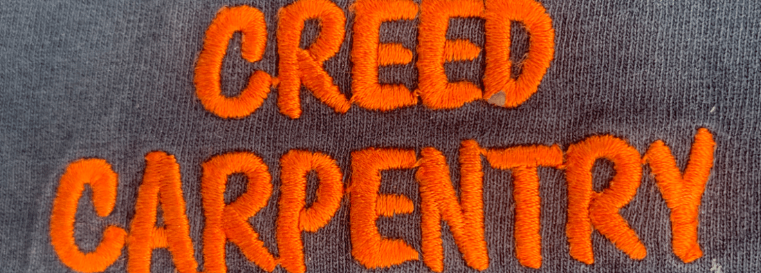Main header - "CREED CARPENTRY"