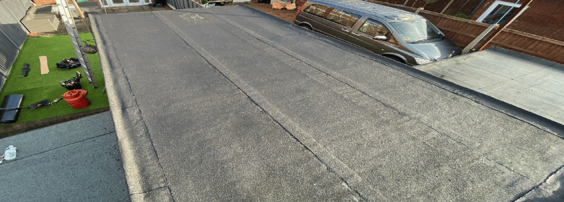 Main header - "Waterproof It - Flat Roofing Specialists"