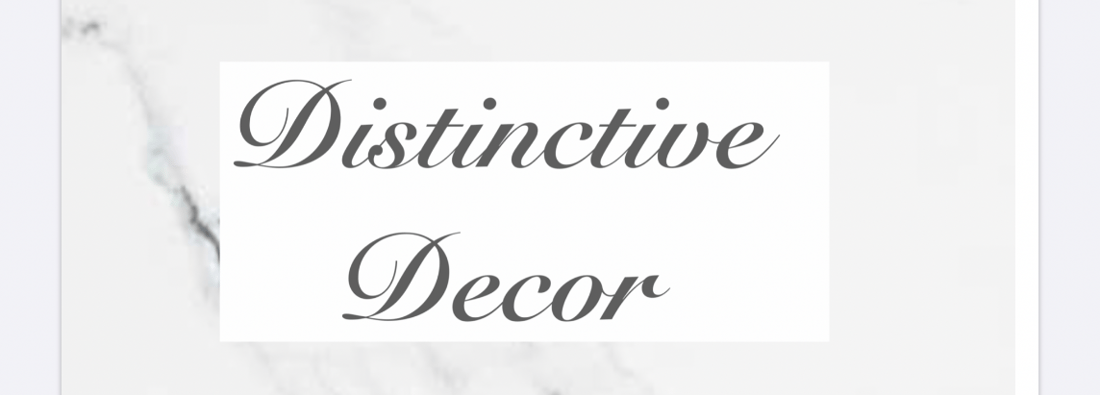 Main header - "Distinctive Decor"