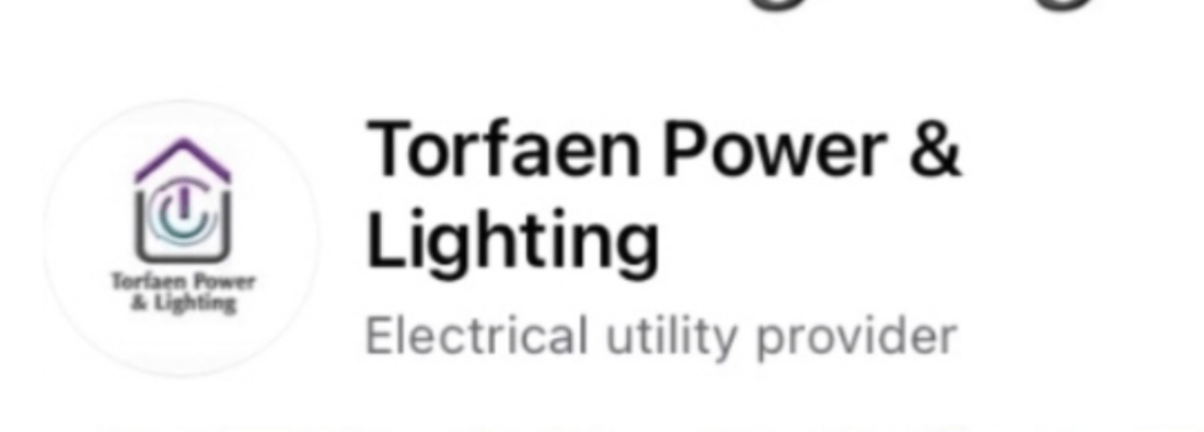 Main header - "Torfaen power and lighting"