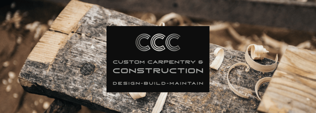 Main header - "Custom Carpentry & Construction"
