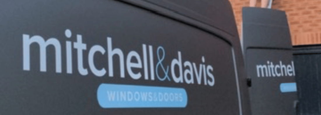 Main header - "MITCHELL & DAVIS WINDOWS & DOORS LIMITED"