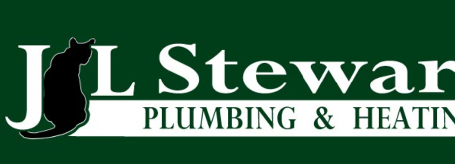 Main header - "j l stewart plumbing and heating"