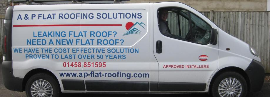 Main header - "A & P FLAT ROOFING"