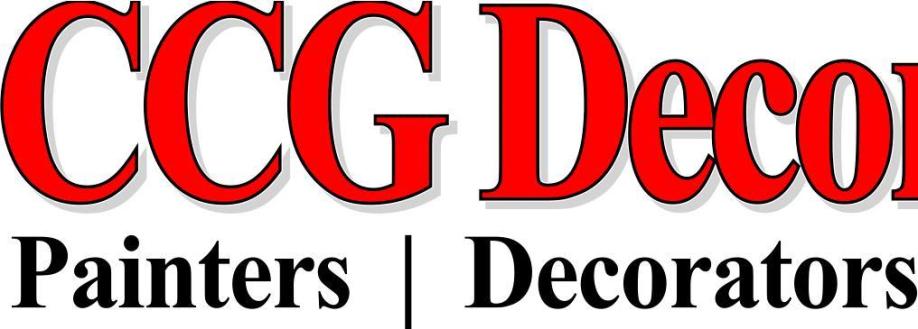 Main header - "CCG DECORATORS"
